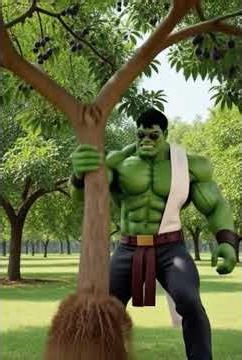 Hulk Smash Mode #shorts #shortsfeed #Hulk #HulkSmash #Bodybuilder #SuperStrength #AIAnimation