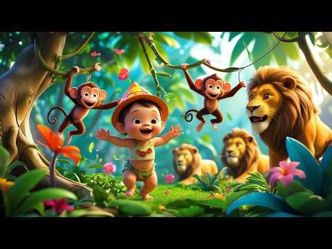 26 Baby’s First Zoo Safari 🦁🐵 | Learn Wild Animals for Kids | Fun Preschool Adventure