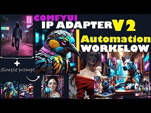 Comfy ui IP AdapterV2 style transfer workflow | How to use ComfyUI for Everything with WFautomation