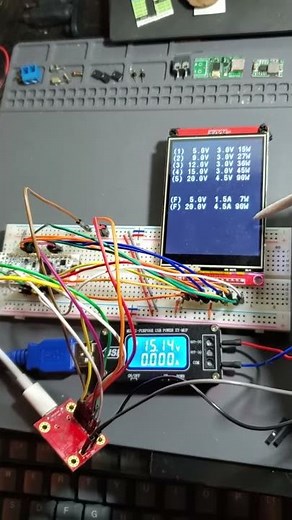 USB PD variable power supply (STUSB4500)