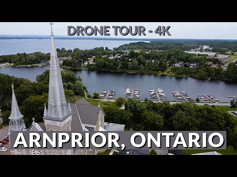 🌟 Exploring the Beauty of Arnprior, Ontario 🇨🇦 | A Breathtaking 4K Drone Experience!