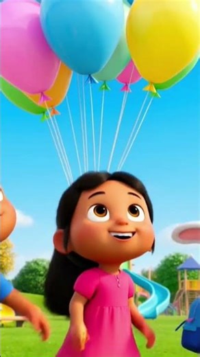 Balloon Game 🎈 Catch It If You Can! 😍 Kids Dance Short #shorts