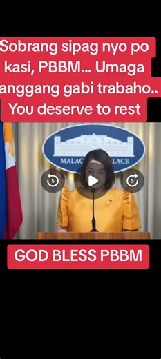 PBBM: Lahat ng Sipag, Panahon na para Magpahinga