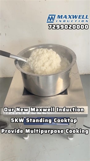 Our New Maxwell Induction 5KW Standing Cooktop Provide Multipurpose Cooking | Frying | Rice and Dal