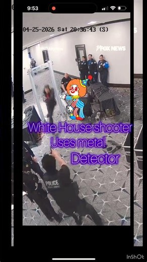 White House shooter uses metal detector