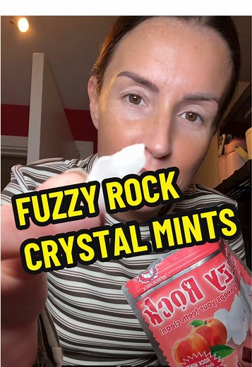 Fuzzy rock Xylitol crystal mints! Keep teeth and gums healthy #mints #xylitol #fuzzyrock #oralhealth #tiktokmademebuyit @Fuzzy Rock