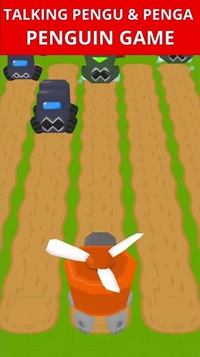 Talking Pengu & Penga Penguin Game #Shorts