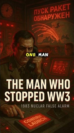 WW3 He Saved the World in 3 Minutes — The 1983 Nuclear False Alarm #crisistimeline #ww3 #russia