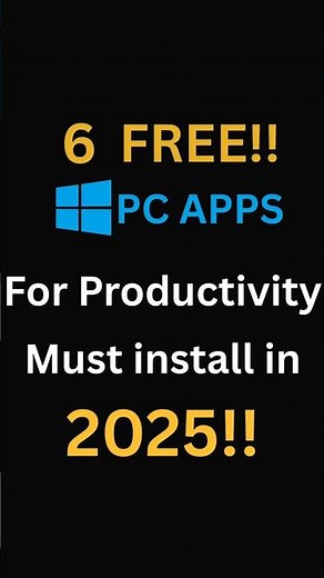 Your Windows PC Has SECRET Apps?! 🤫 | 6 FREE PC Apps on Microsoft Store You MUST Install in 2025!