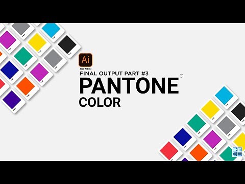 PANTONE COLOR- final output PART 03 - illustrator in HINDI / हिंदी में