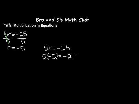 6th Grade Math Multiplication in Equations