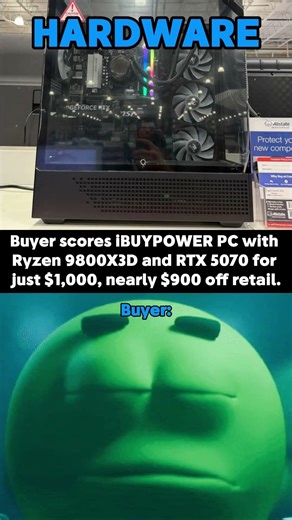$1,900 PC for $1,000 😲 #technews #pcgaming #gamingpc