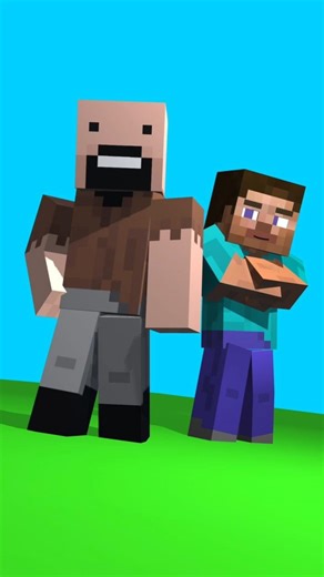 Minecraft 89 "When Steve and Notch Returned as Chaos #short #funny #gameplay #viral #trending