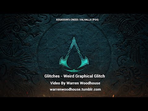 ASSASSIN'S CREED: VALHALLA (PS4) - Glitches - Weird Graphical Glitch