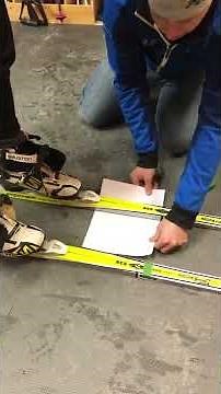 Paper Test to Mark Your Grip Zone (Classic Skis)