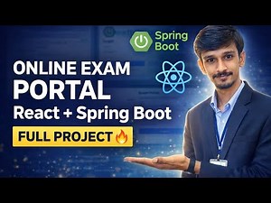 Online Exam Portal using React & Spring Boot | Role-Based Access | Admin & User Features