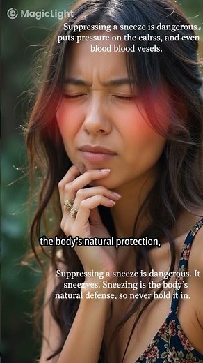 💡 Sneezing Myth Explained 😮 | Facts You Must Know About Sneezing! #fitnesstips #healthylifestyle