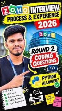 Zoho Interview Process & Experience 2026 | All 5 Rounds Explained!