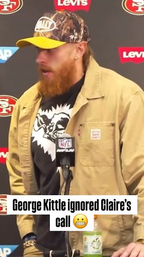 23K views · 978 reactions | George Kittle had to ignore his wife’s call during the press conference  | Niners Nation | Facebook