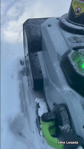DIY EGO Snow Blower upgrade with front wheels