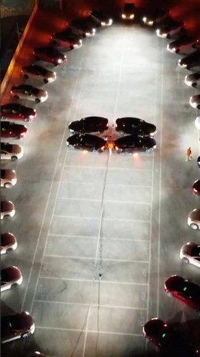 This is what a live Tesla Light Show sounds and looks like