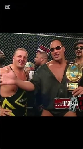 🐂🐂 The Rock leads the Nation to the ring - 7/1998