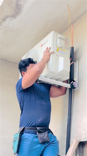 Efficient AC Installation with R32 Refrigerant