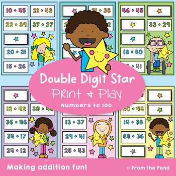 Two Digit Addition Game | Trading Tens and Ones Math Center