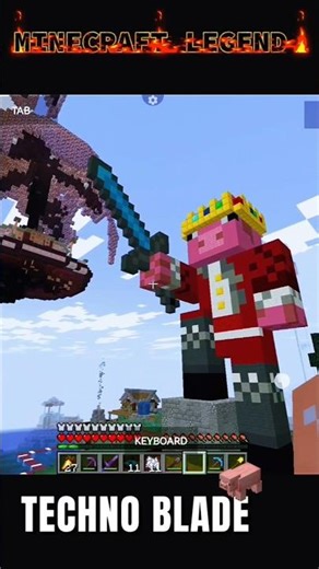 TECHNO BLADE IN OUR SMP NOW #technoblade #smp #minecraft #edit #shorts #trendingshorts