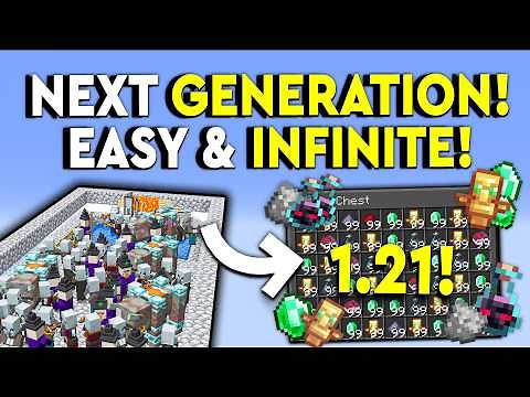 BEST 1.21 RAID FARM Minecraft Tutorial - INFINITE & EASY!