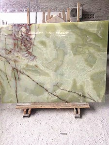 [Hot Item] Wholesale Ice Green Jade Onyx Dark Marble Stone Jade Slabs