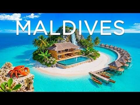 Wonders of Maldives - Most Amazing Beaches to visit in 2025 - 8K Travel Video