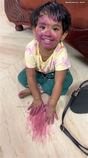 Hazel caught red handed😂 #toddleratrocities #caughtredhanded #twinparenting