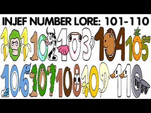 인제프 넘버로어 INJEF Number Lore 101-110 Alphabet Lore Sprunki + ITALIAN BRAINROT ANIMALS meme