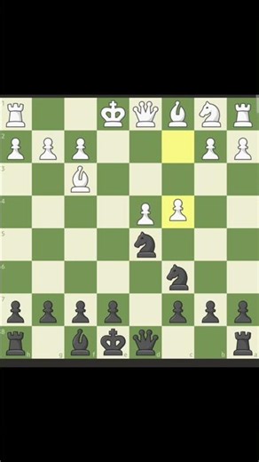Initial trap for queen or rook, defending e4 with d5