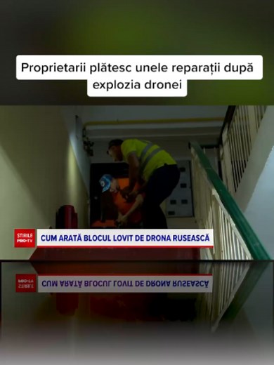 Locatarii evacuați din blocul din Galați lovit de dronă rusă s-au întors acasă
