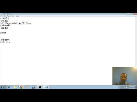 Html Symbols, and, greater than, less than