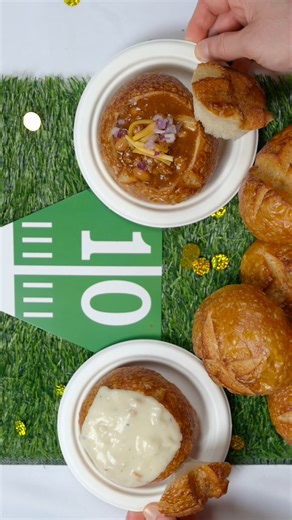 Boudin Bakery | Chili vs. Chowder! Create your ultimate matchup with our Soup-er Bowl Party Pack. Order Catering by 2/6. | Instagram