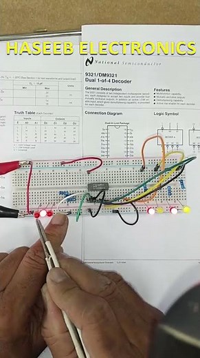 DM9321Dual 2 Line Address Decoder #shorts #decoder