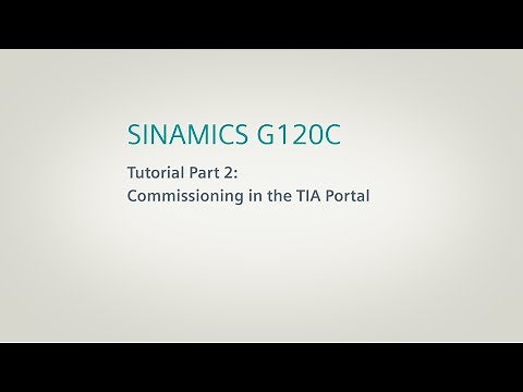 SINAMICS G120C Converter, Tutorial Part 2