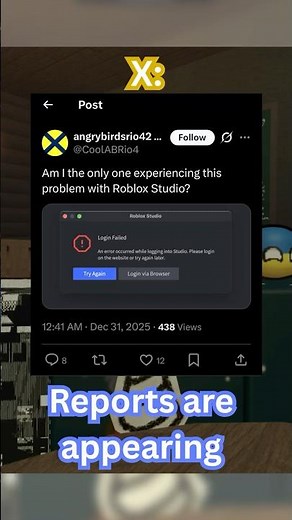 Roblox Studio Is Down (It’s Not Just You) #roblox #robloxstudio #mac @Roblox @RobloxRTC