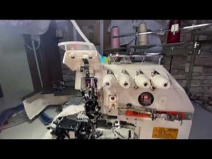 How to thread a Siruba 5 thread overlock sewing machine