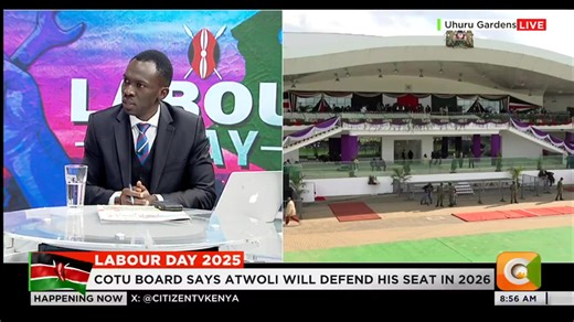 2.5K views · 52 reactions | Cyprian Ombati - Vice Chairman, UASU: Our problem is in the implementation of the Minimum Wage Bill... Good governance involves paying people what they ought to be paid #LabourDay2025 Trevor Ombija | Citizen TV Kenya | Facebook