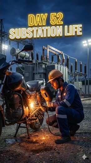 Day 52 | B-Shift Substation Life | Welding Work & Bike Side Stand Fix