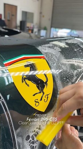 New Ferrari 296 GTS - Front Fender PPF (Preview)