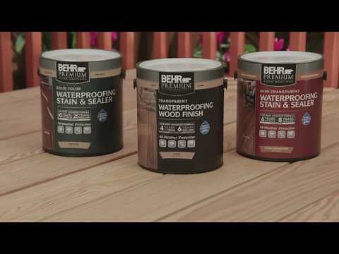 BEHR Stain & Finish Project How To's: Siding