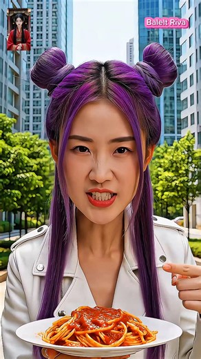 Rumi bắt Jinu ăn hết món mì ý siêu tệ này #shorts #rumi