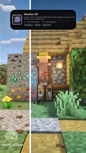 Minecraft: Pumpkins, Invisible Armor Model & Nautilus 3D 🎃🛡️🐚 #minecraft #shorts