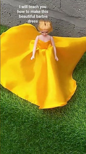 How to sew barbie doll dress #sewing#sewingtutorial #barbie #barbiedoll
