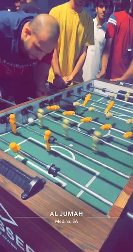 Exciting Foosball Match at Al Jumah Medina